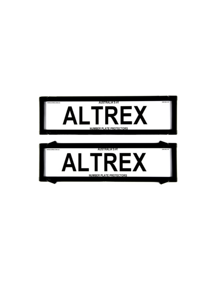 Black Altrex 314mm x 134mm Regular Plate Protector Set