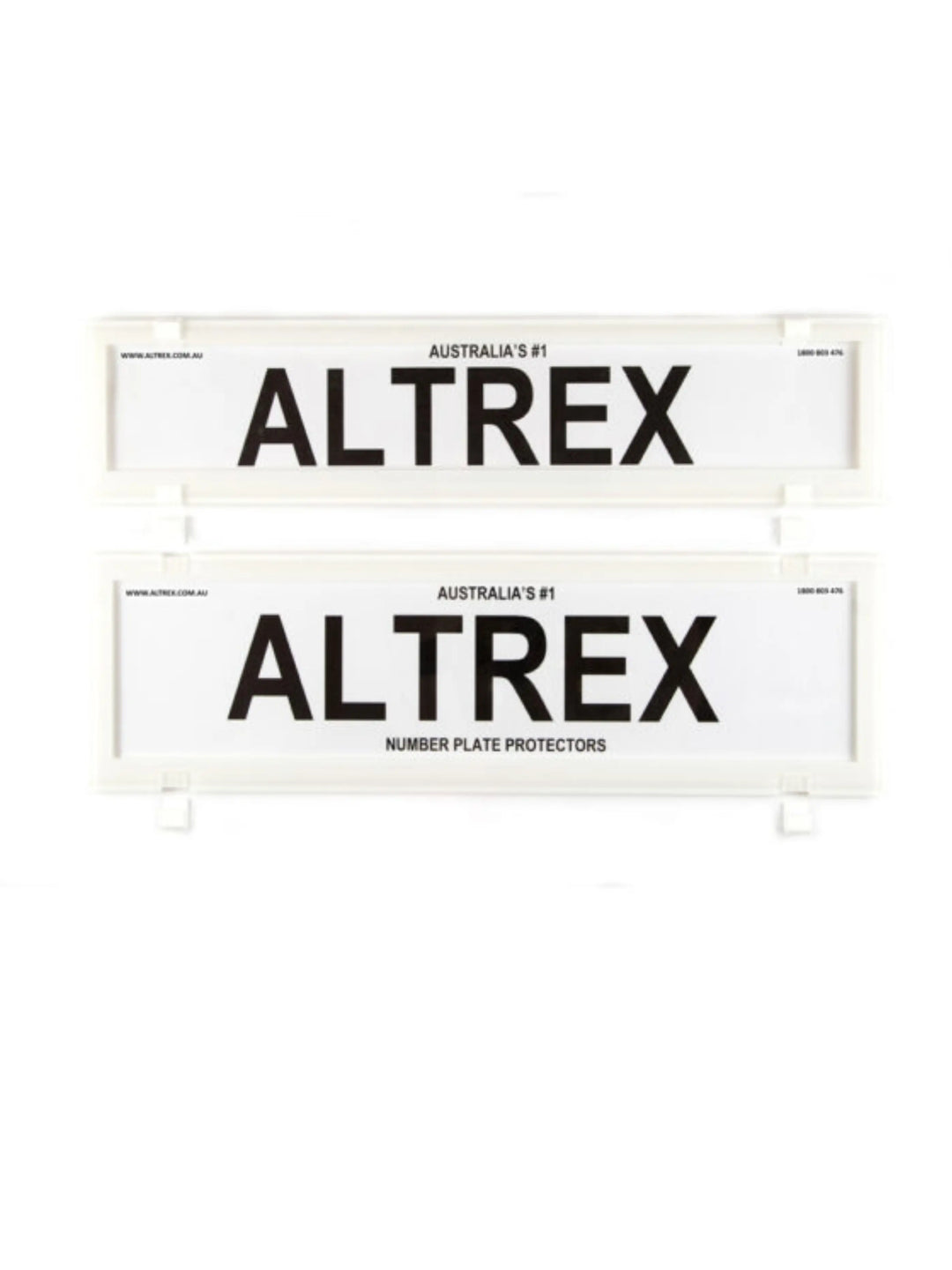White Altrex 372mm x 134mm & 372mm x 100mm White Plate Protector Set