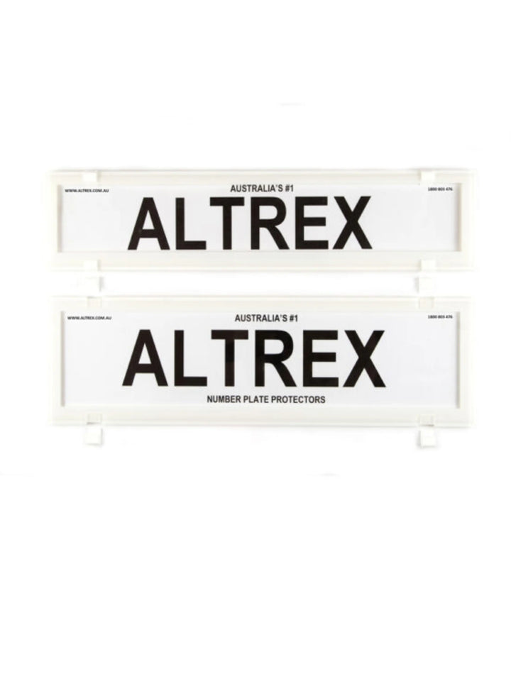 White Altrex 372mm x 134mm & 372mm x 100mm White Plate Protector Set