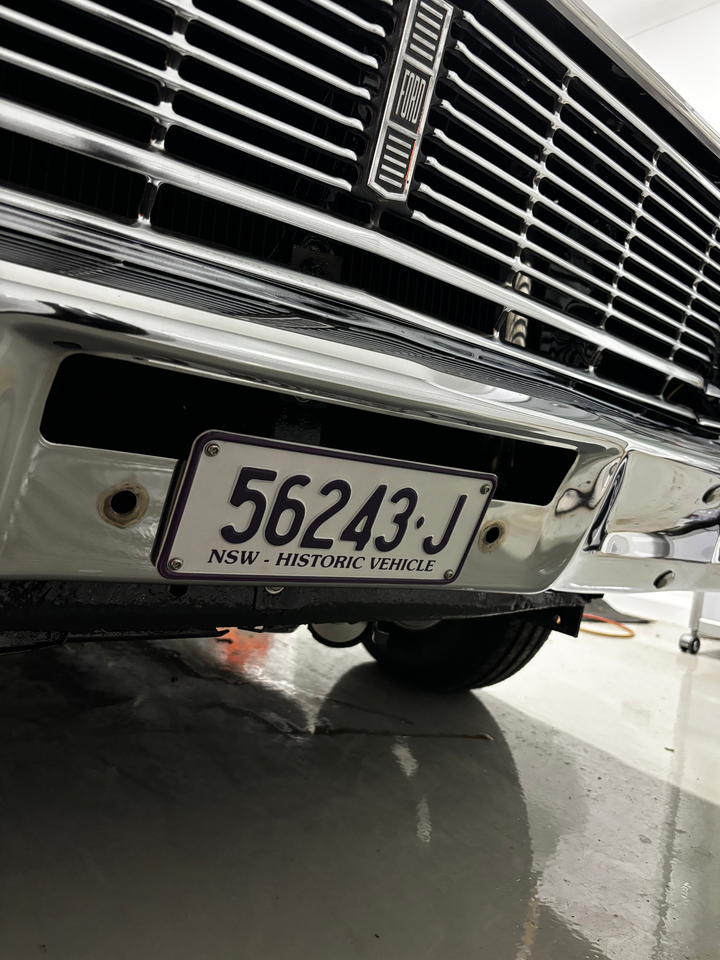 NSW Historic & Classic Number Plate Bracket / Holder