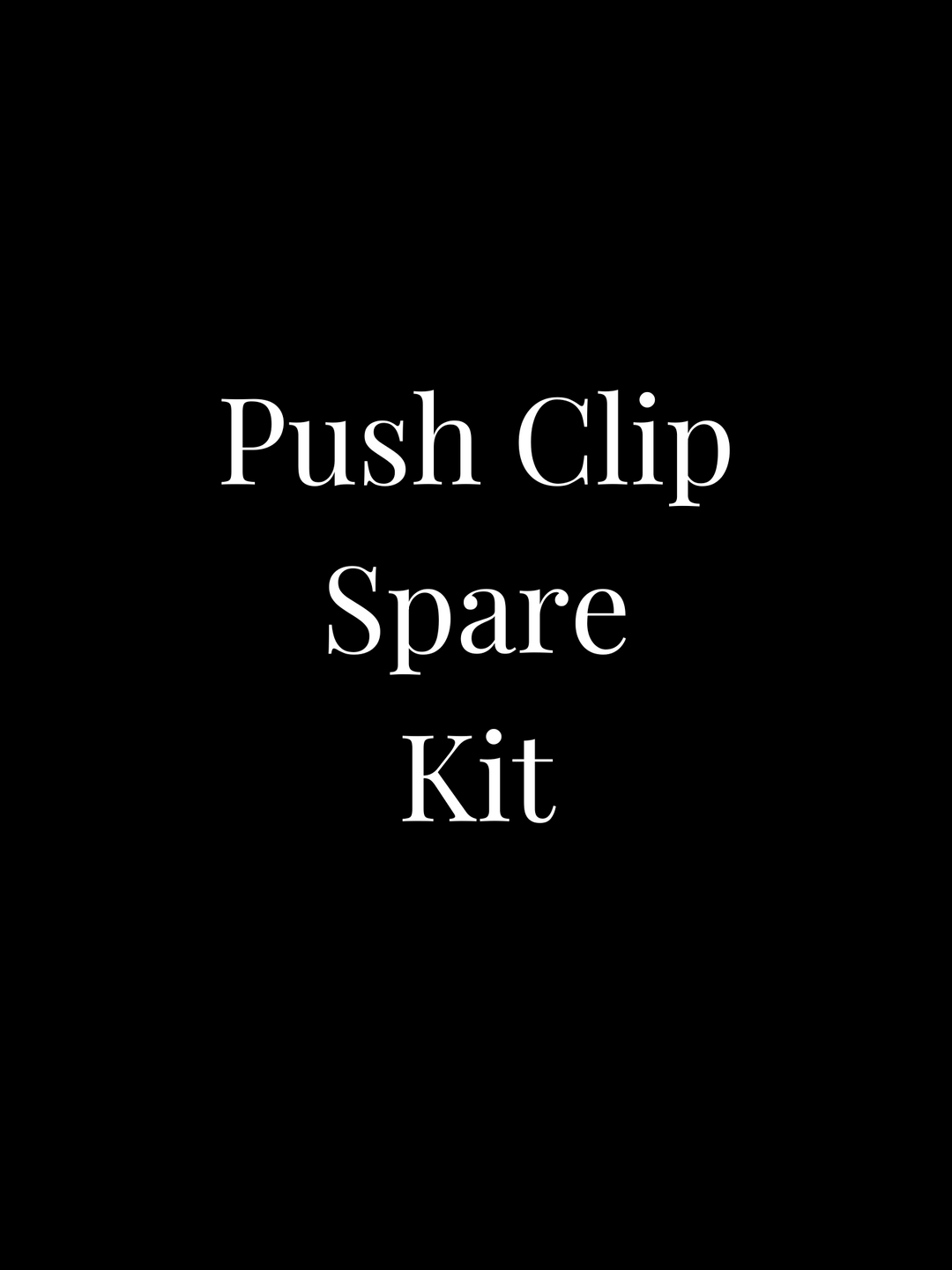 Spare Plate Protector Push Clips