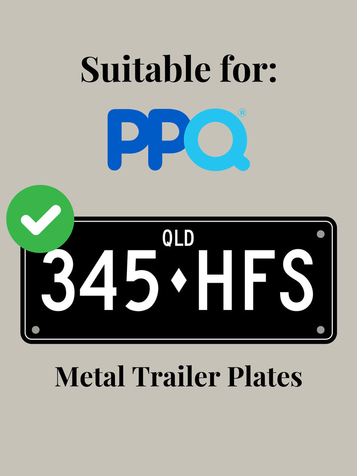 QLD Trailer Plate Bracket / Holder