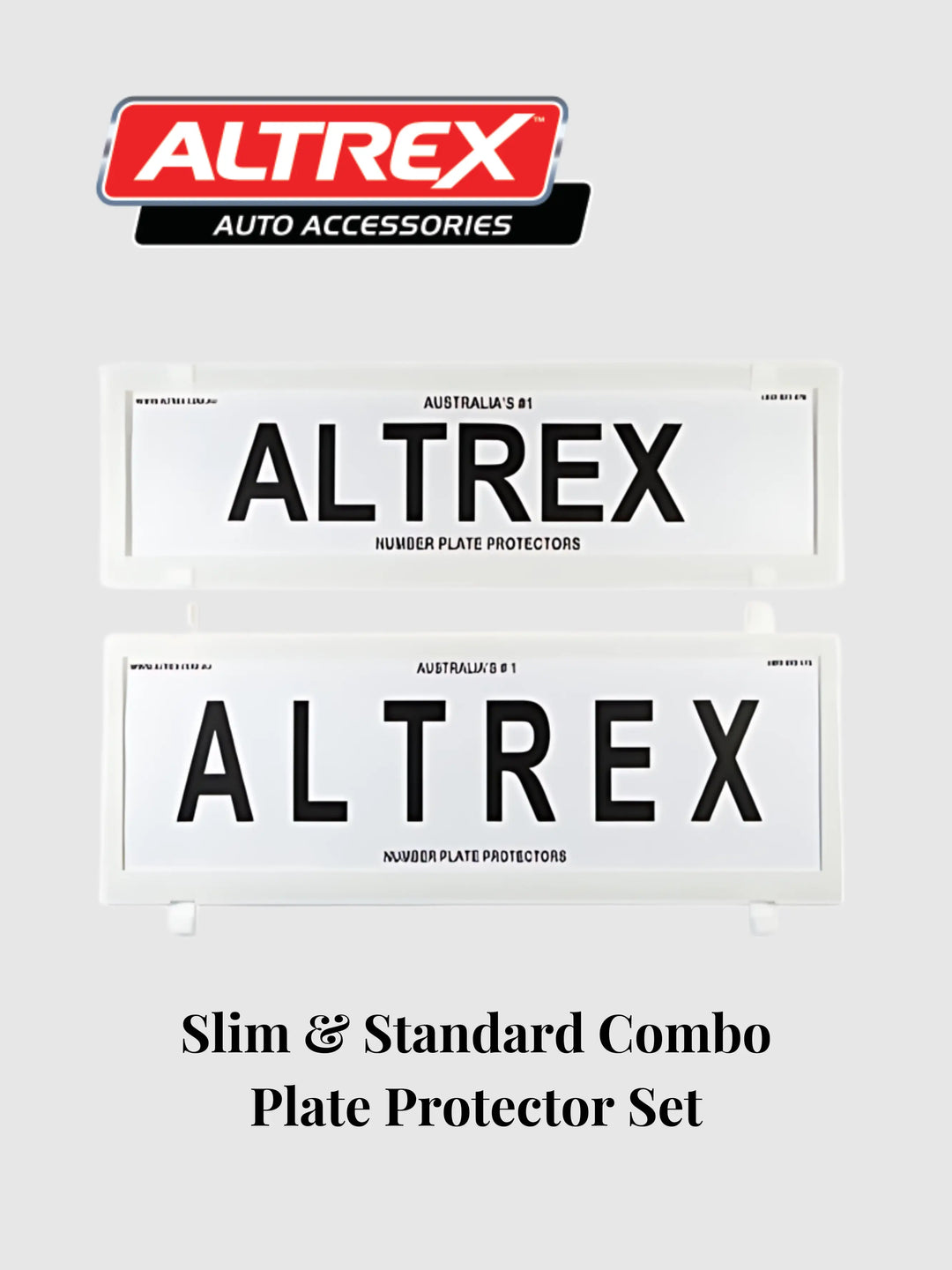 White Altrex 372mm x 134mm & 372mm x 100mm White Plate Protector Set