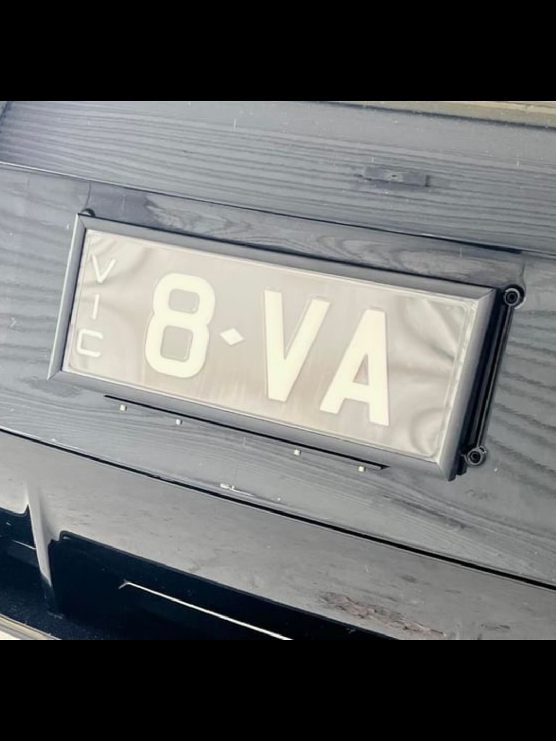 VIC Signature Framed Number Plate Bracket / Holder