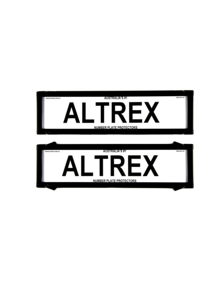 Black Altrex 372mm x 100mm Slimline Plate Protector Set