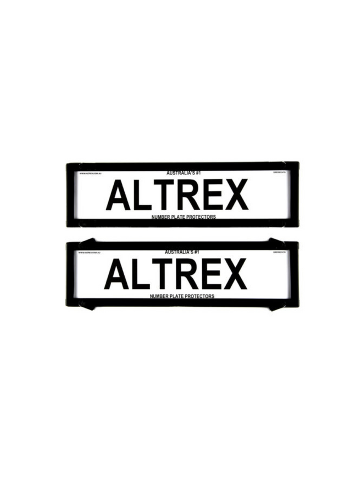 Black Altrex 372mm x 107mm Slimline Plate Protector Set