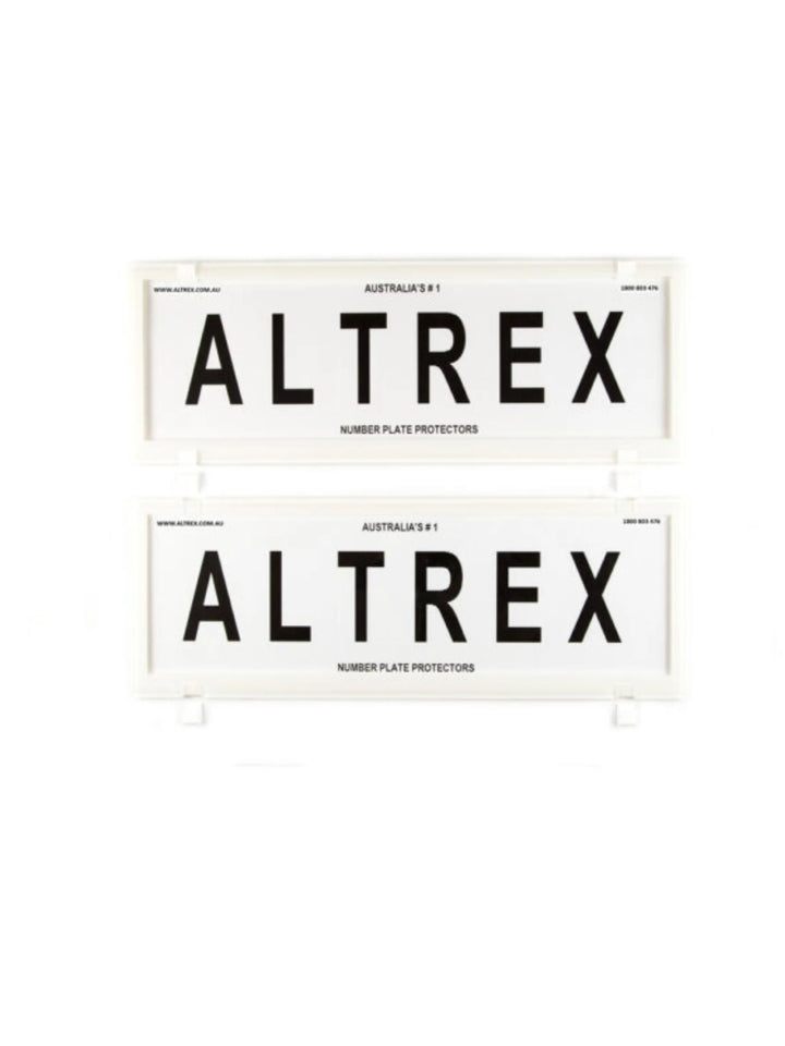 White Altrex 372mm x 134mm Standard White Plate Protector Set