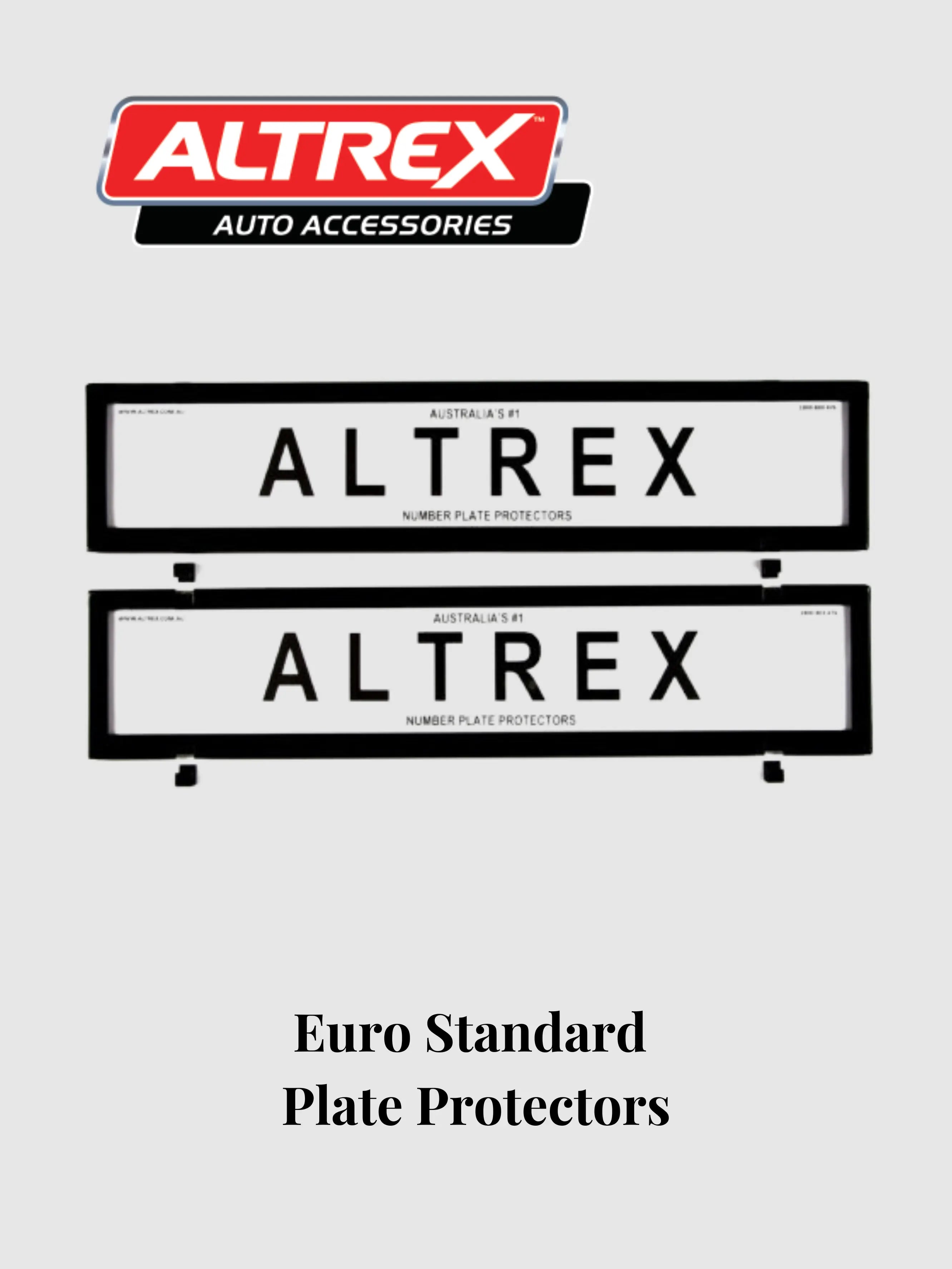 Black Altrex European Standard 520mm x 110mm Plate Protector