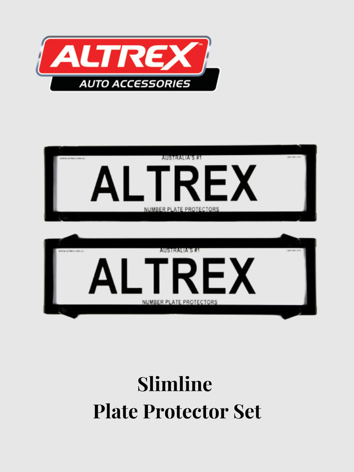 Black Altrex 372mm x 100mm Slimline Plate Protector Set