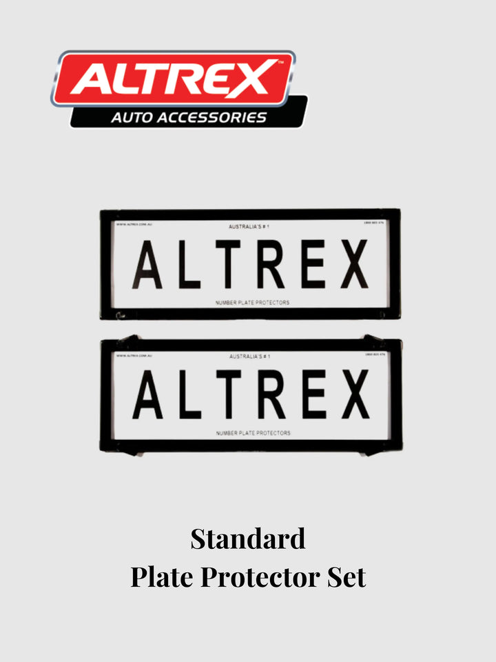 Black Altrex 372mm x 134mm Standard Plate Protector Set