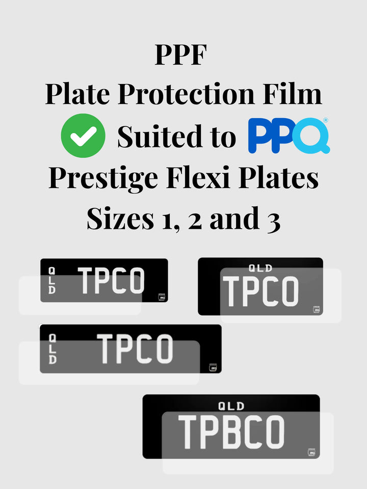 PPQ Flexi Plates Genuine 3M PPF Kit | Pre-Cut Protection Film