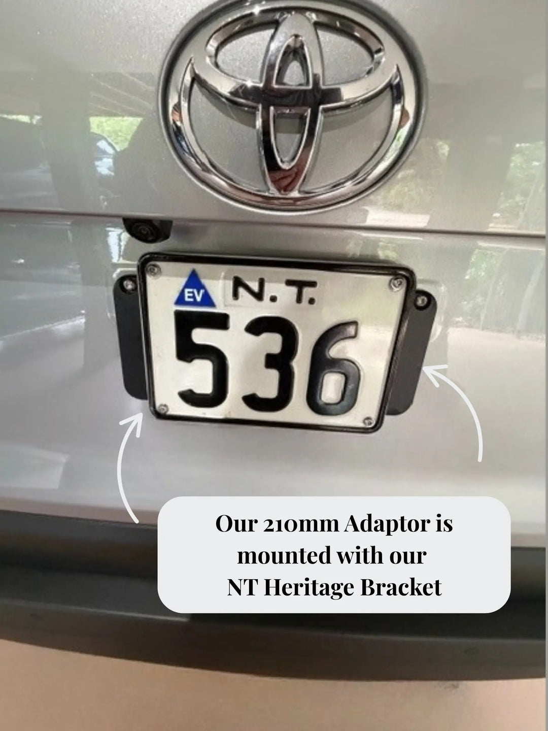 NT Heritage Digit Number Plate Bracket / Holder