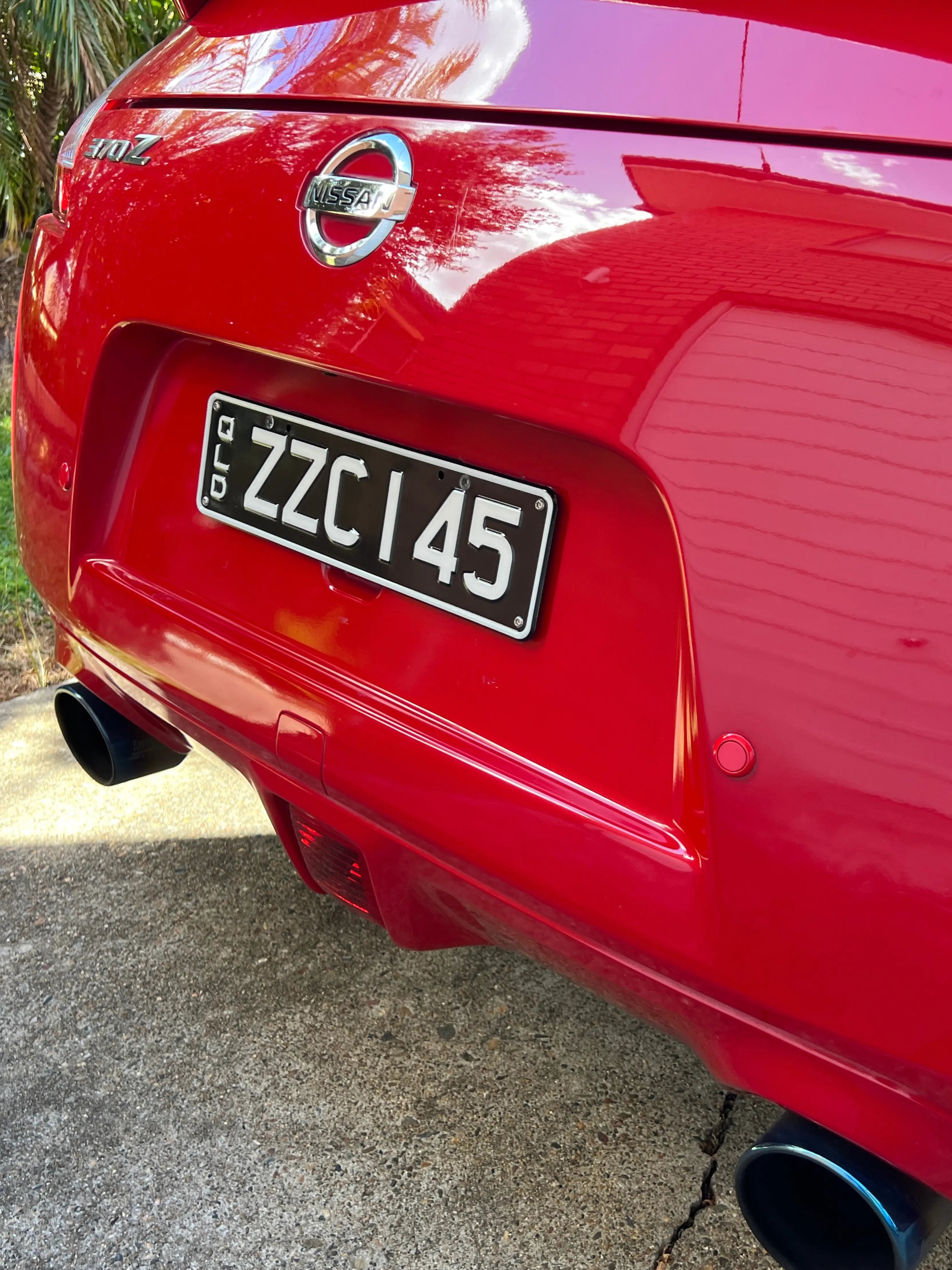 Standard Oblong Number Plate Holder – Slim Frame/Mount/Surround, New