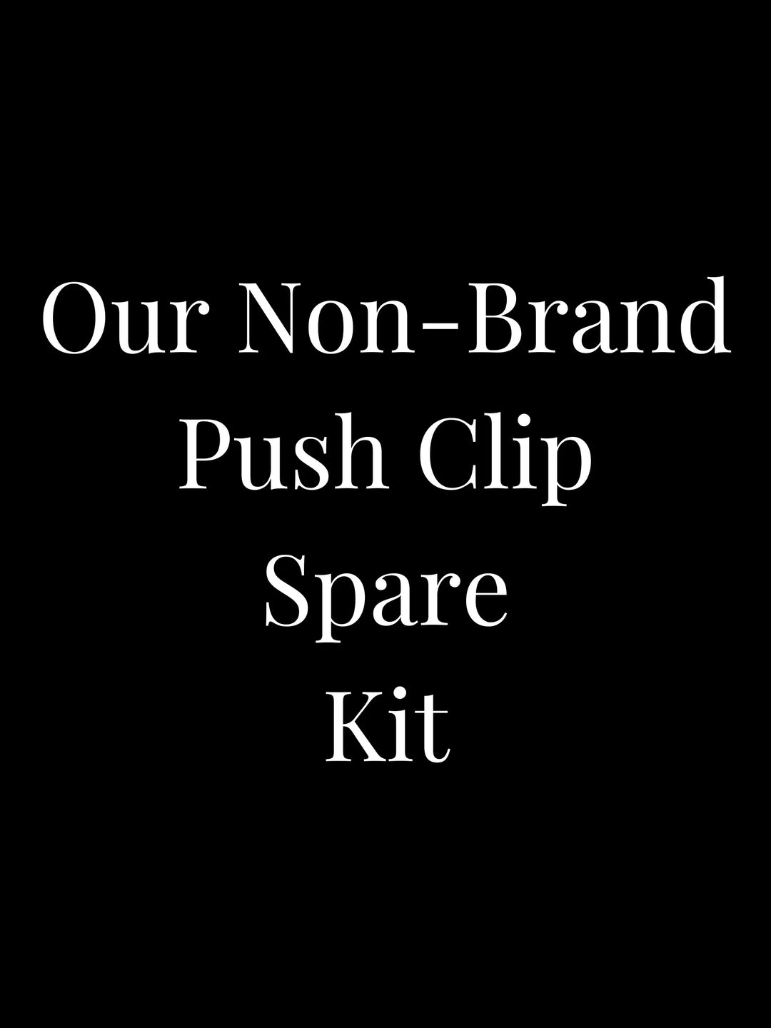 Non Brand Spare Plate Protector Push Clips