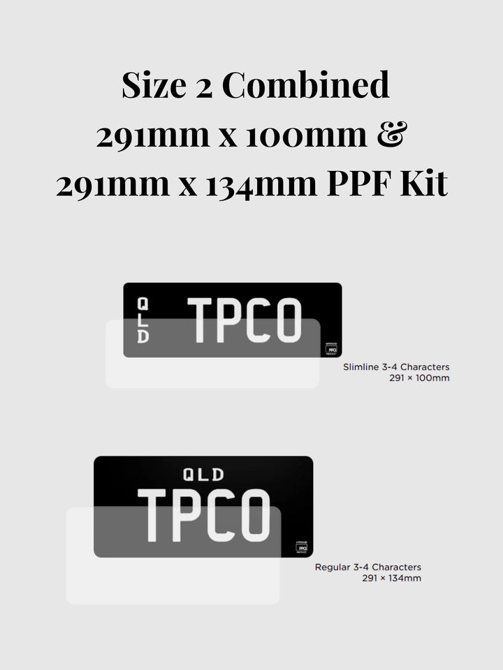 PPQ Flexi Plates Genuine 3M PPF Kit | Pre-Cut Protection Film