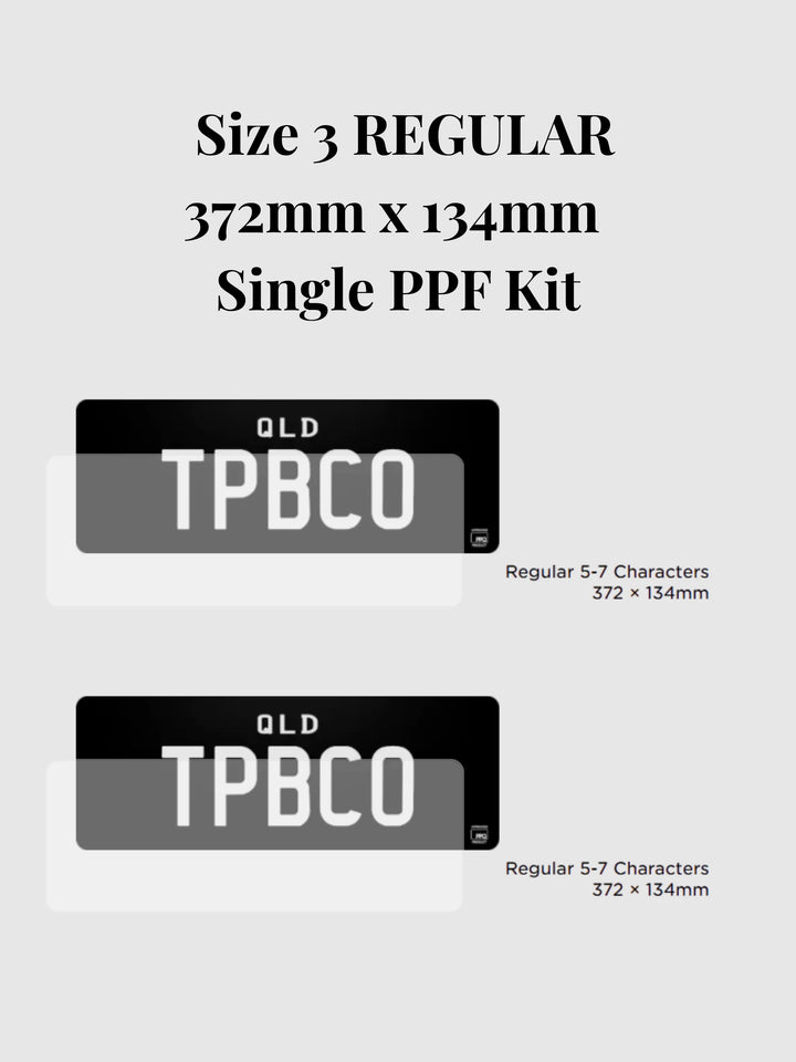 PPQ Flexi Plates Genuine 3M PPF Kit | Pre-Cut Protection Film