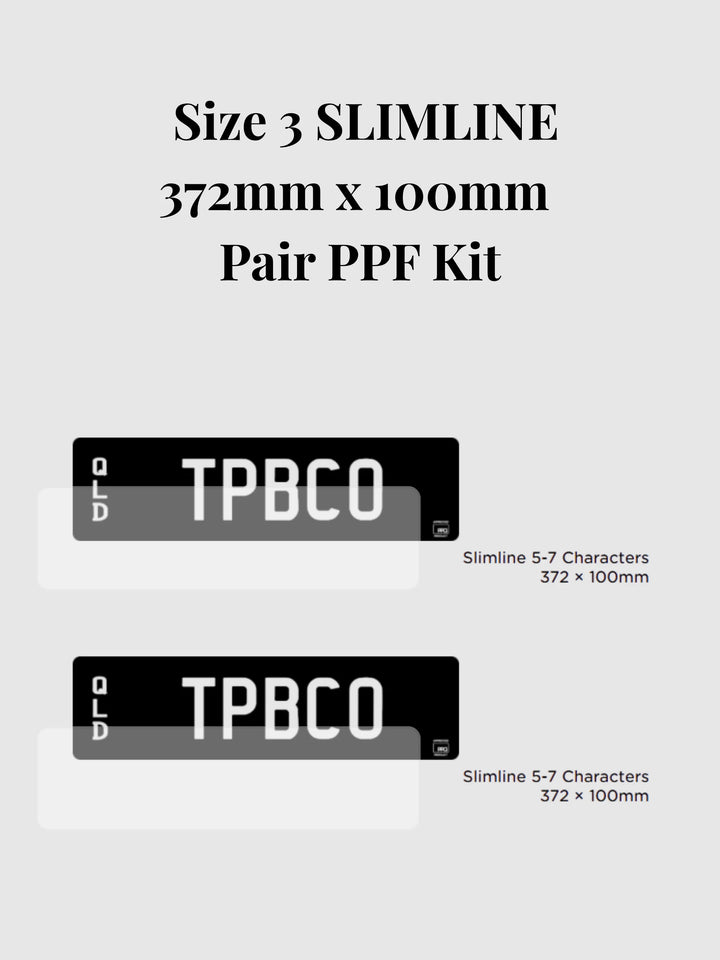 PPQ Flexi Plates Genuine 3M PPF Kit | Pre-Cut Protection Film