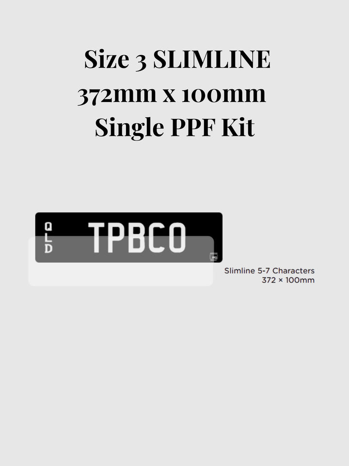 PPQ Flexi Plates Genuine 3M PPF Kit | Pre-Cut Protection Film