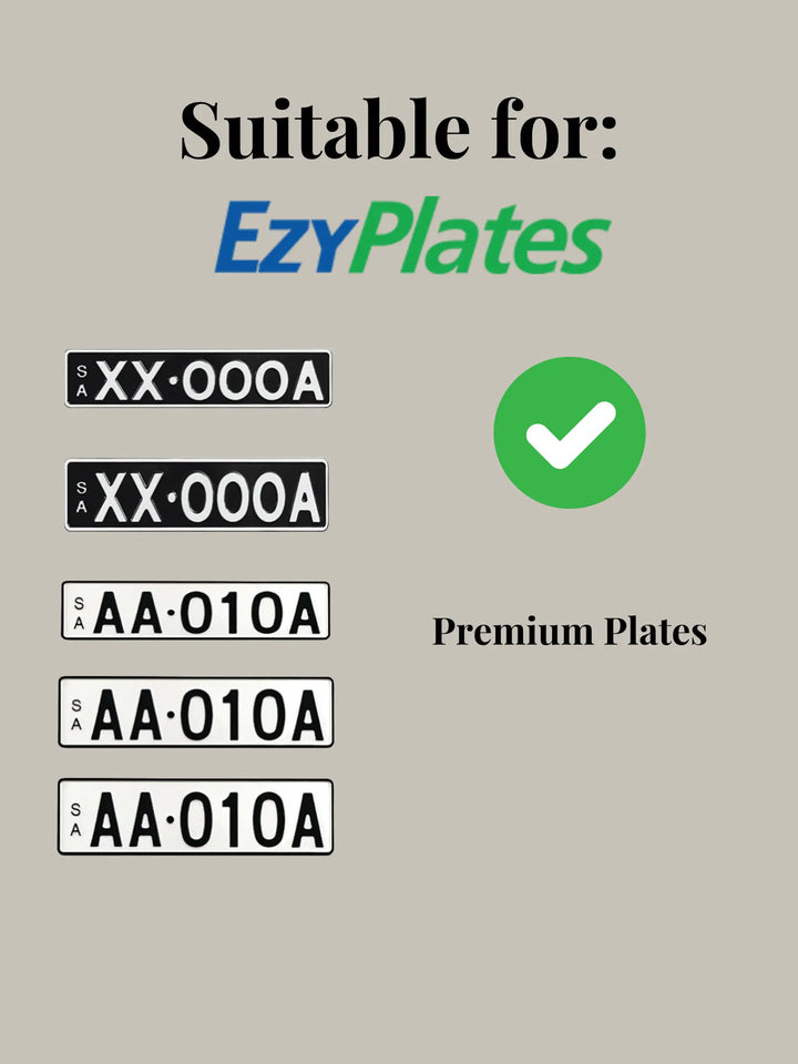 SA PlateMATE® Number Plate Bracket / Holder for Premium &amp; Slim Metal Plates