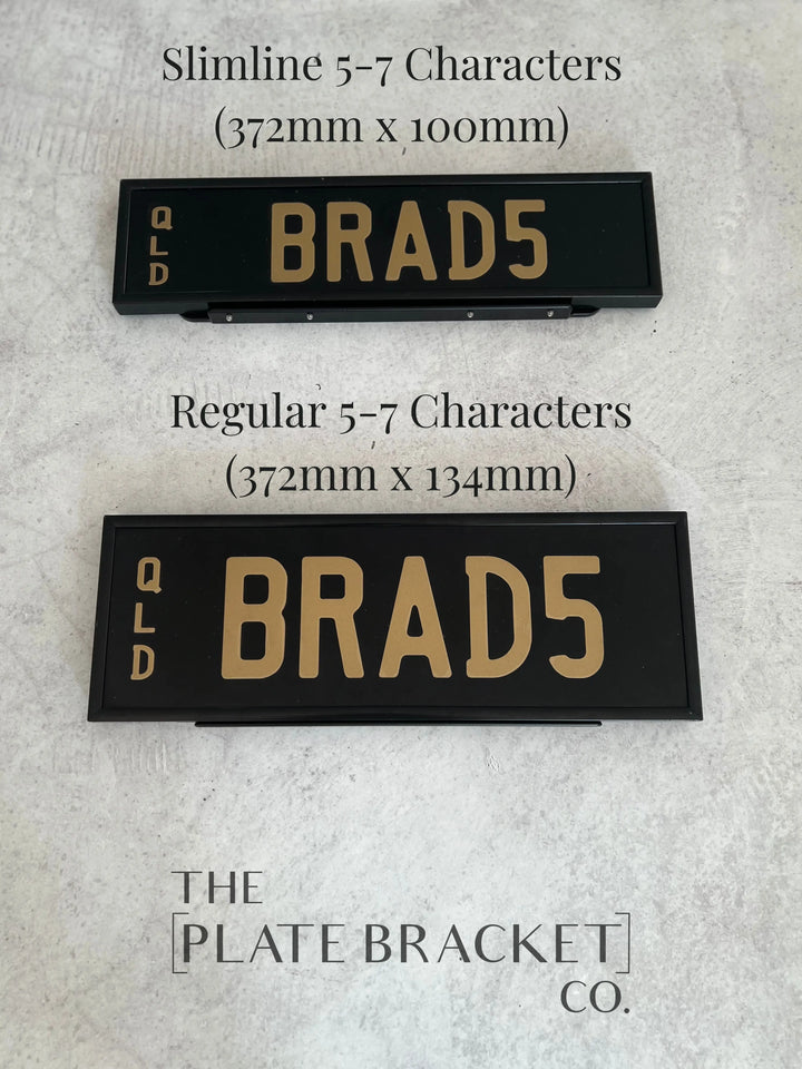 QLD PlateMATE® Prestige Framed Number Plate Bracket / Holder