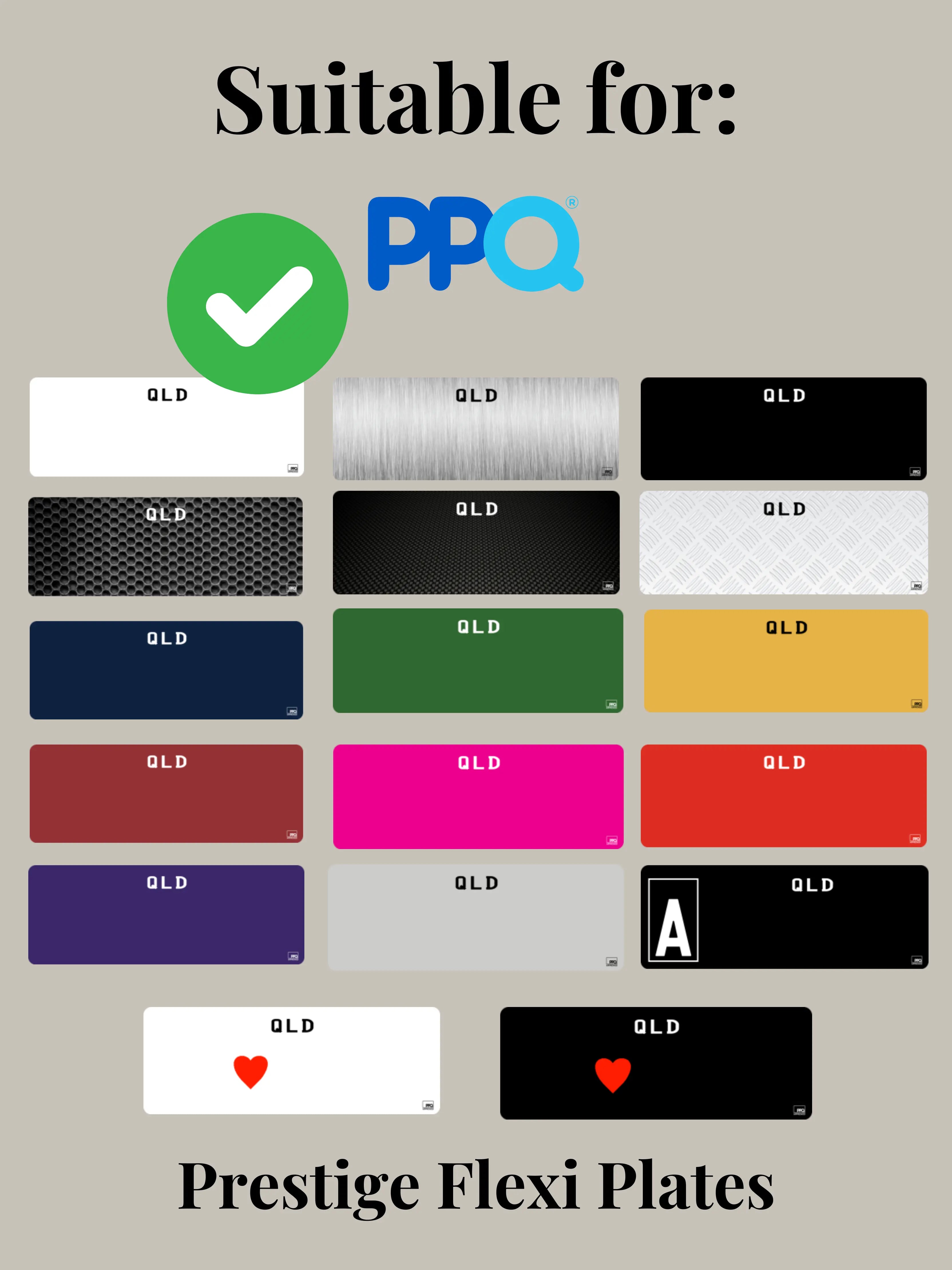 QLD PlateMATE® Prestige Flexi Number Plate Bracket / Holder The Plate Bracket Co.