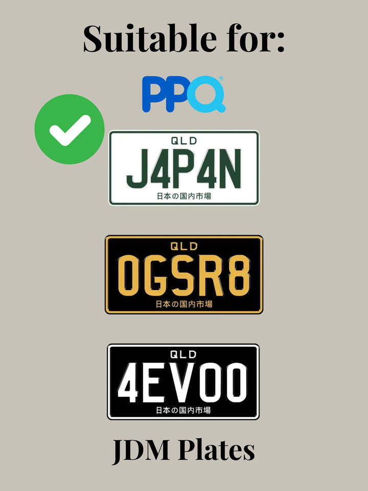 QLD JDM/USA PlateMATE® Number Plate Bracket / Holder