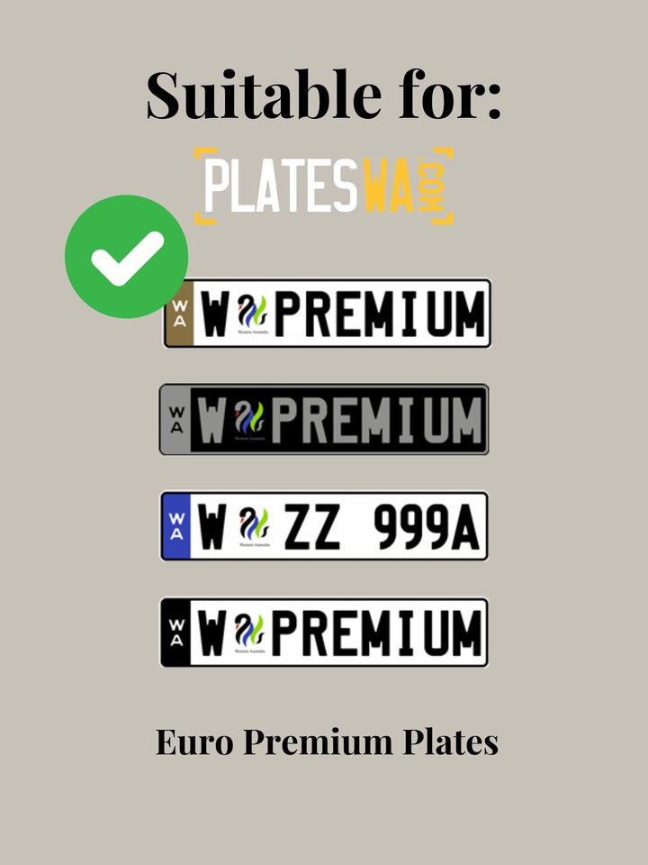 WA Euro Style PlateMATE® Number Plate Bracket / Holder