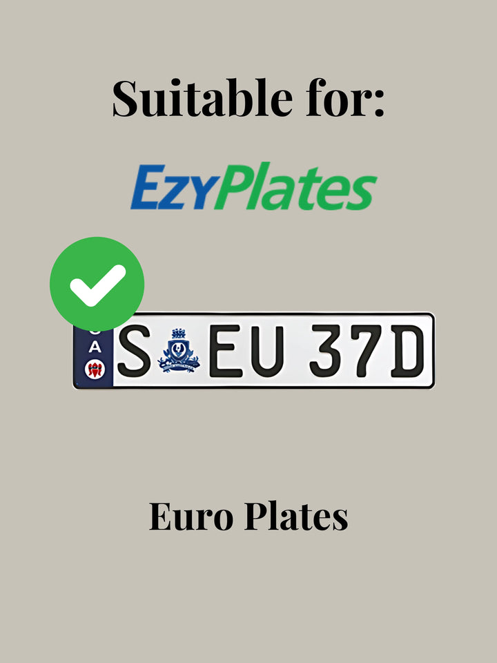 SA Euro Style PlateMATE® Number Plate Bracket / Holder