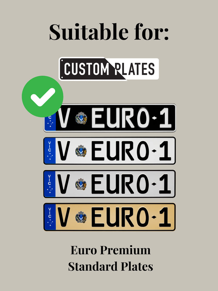 VIC Euro Style PlateMATE® Number Plate Bracket / Holder