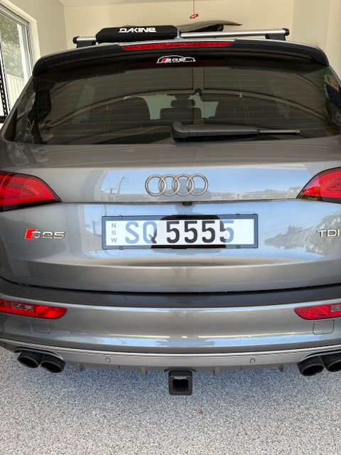 Black Non-Branded Euro Plate Protectors